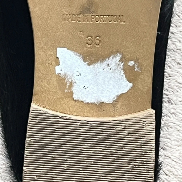 Free People Madison Mules Black Calf Hair women’s size 6 Flats-casual-bo… - Picture 6 of 6